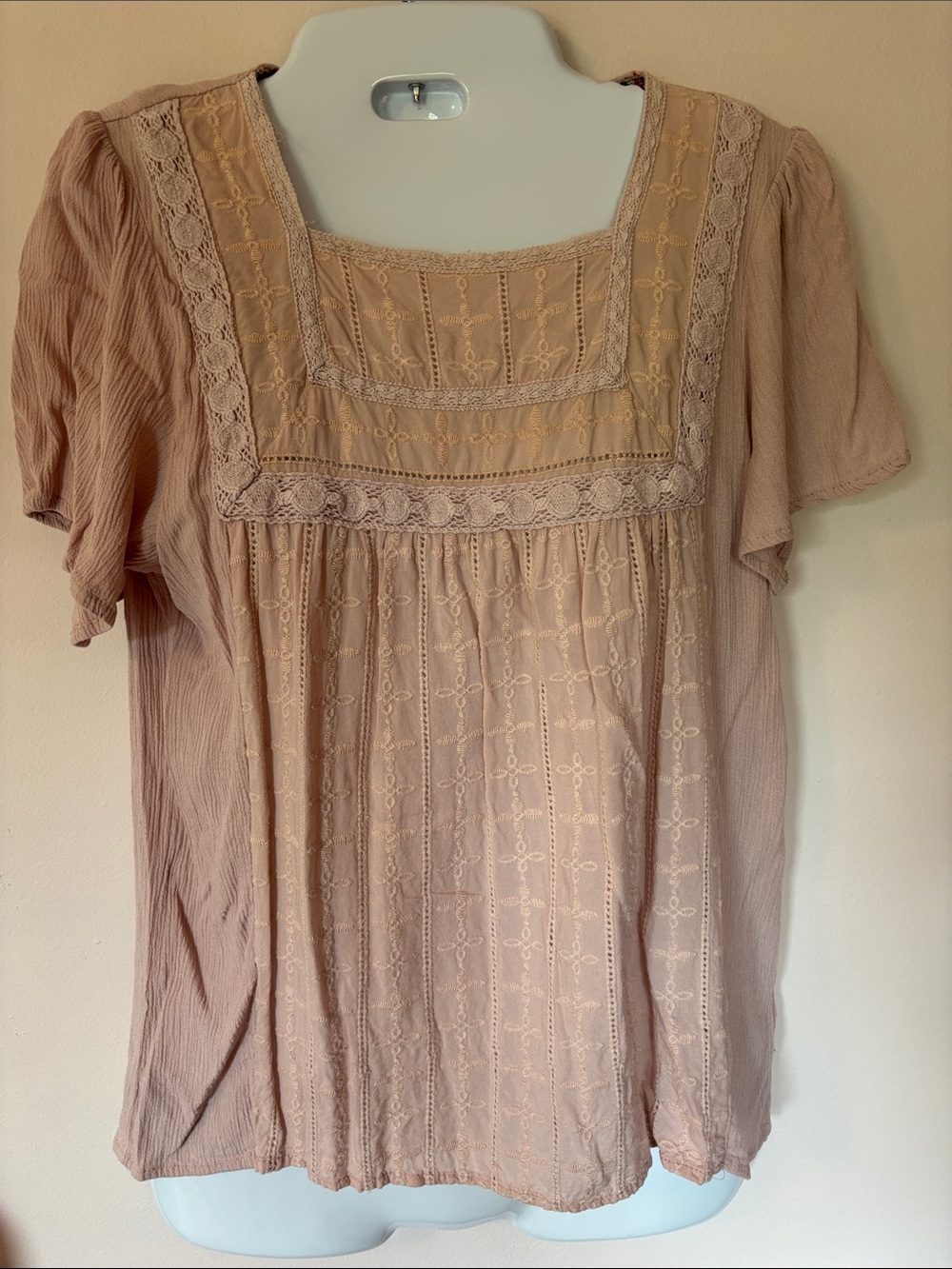 Smocked Knox Rose top size XS